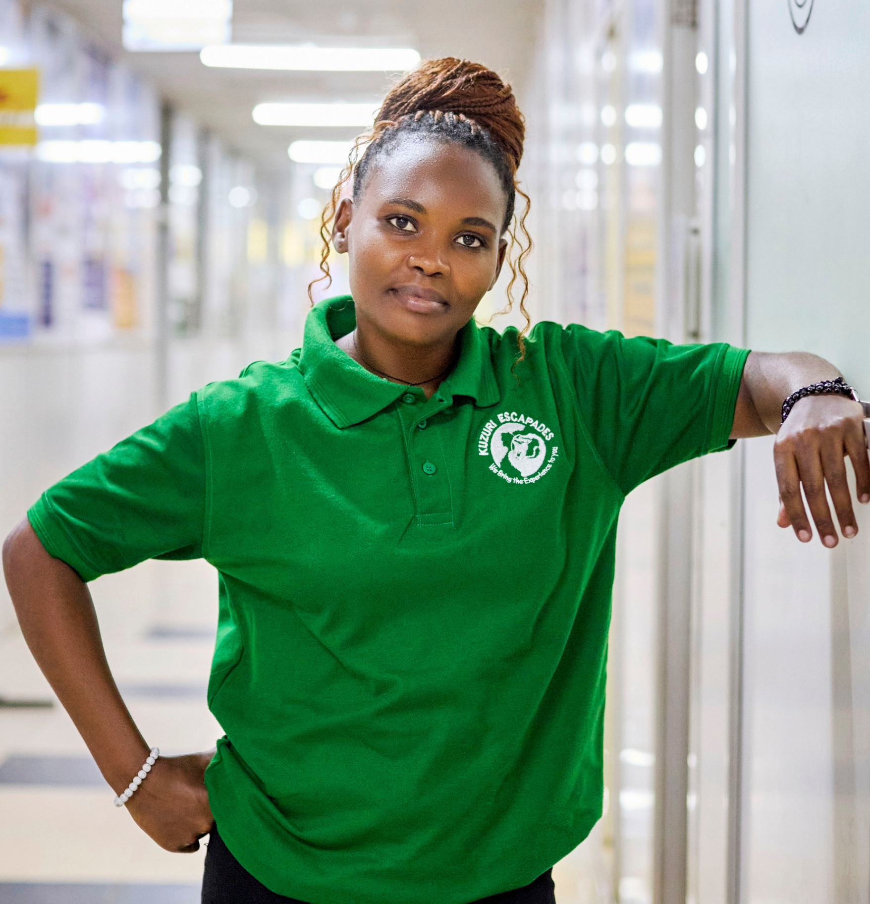 Justine Nankunda, Tour Manager at Kuzuri Escapades